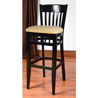 Westbury Black And Leatherette Barstool