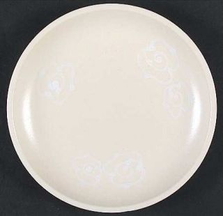 Crate & Barrel Faded Rose Salad Plate, Fine China Dinnerware   Light Rose, Coupe
