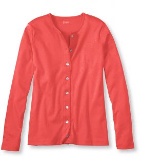 Pima Cotton Shirt, Long Sleeve Button Front