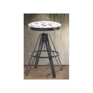 Trica 24 Adjustable Bar Stool with Cushion THE SCREW