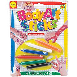 Alex Toys Body Art Bright Colors Sticks (pack Of 6)