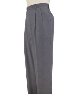 Signature Year Round Pleated Front Patterned Trousers. JoS. A. Bank