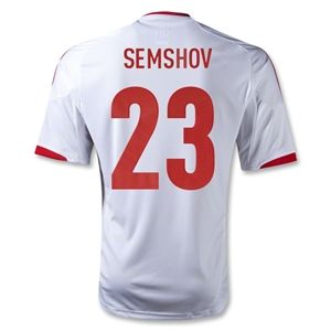 adidas Russia 12/13 SEMSHOV Away Soccer Jersey