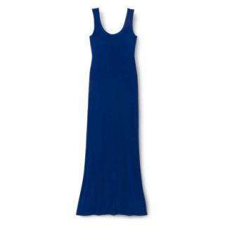 Merona Womens Knit Maxi Tank Dress   Waterloo Blue   XS
