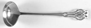 Lunt Chippendale (Sterlng,1910) Solid Piece Cream Ladle   Sterling, 1910