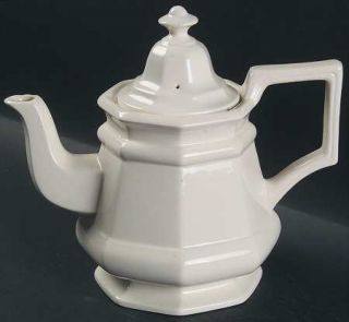 Simpsons Museum White Teapot & Lid, Fine China Dinnerware   Henry Ford Museum, A