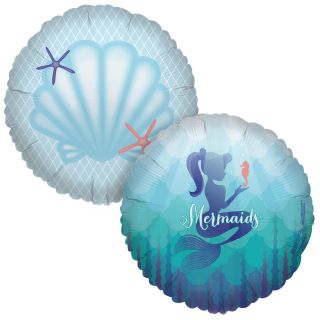Mermaids Under the Sea Foil Balloon