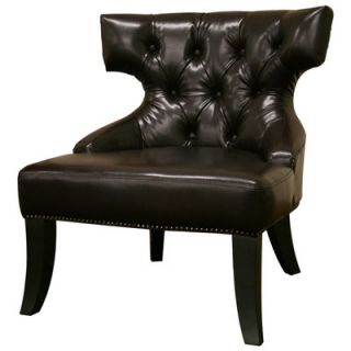 Wholesale Interiors Baxton Studio Leather Chair A 172 077 Finish Dark Brown