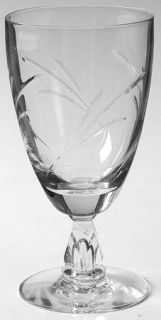Tiffin Franciscan Swirl Juice Glass   Stem #17614, Cut
