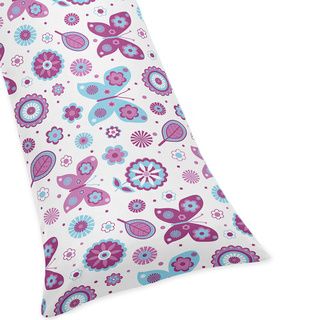 Spring Garden Full Length Double Zippered Body Pillow Case Cover By Sweet Jojo Designs
