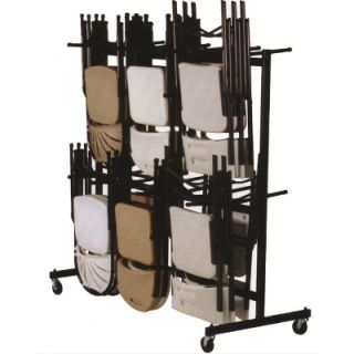 Correll Hanging Truck For 60 84 Folding Chairs, Black