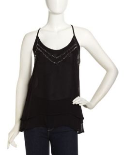 Layered Beaded Top Camisole