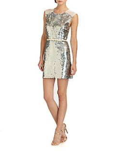 Sequined Dress   Silver