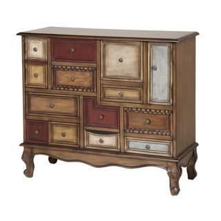 Shelby 14 drawer Multicolored Wood Accent Chest