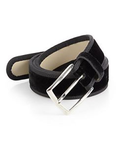  Collection Velvet Belt   Black