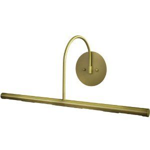 House of Troy HOU DXL24 51 Slim line Direct Wire 24 Satin Brass Picture Light