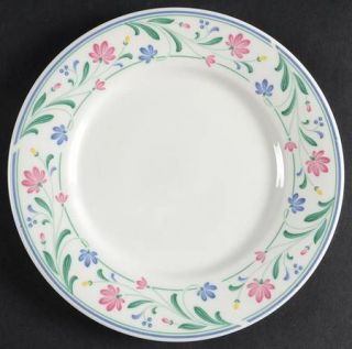 Farberware Brandywine (White Background) Salad Plate, Fine China Dinnerware   Fl