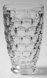 Federal Glass  Yorktown (Colonial) 12 Oz Footed Tumbler   Clear, Pressed Oval De