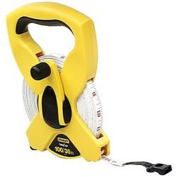 Stanley 100 foot Open Reel Fraction Tape Measurer (PVCEnd Type HookType Double Side TapeQuantity 1)