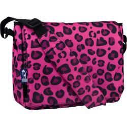Childrens Wildkin Kickstart Messenger Bag Pink Leopard