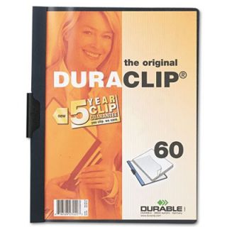 Durable Vinyl DuraClip Report Cover w/Clip
