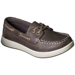 Boys Cherokee Fitz Genuine Leather Boat Shoes   Brown 2