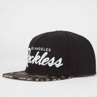 Og Reckless Lux Mens Snapback Hat Black One Size For Men 227952