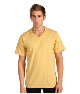 L R G Core Collection Solid Tri Blend V Neck Tee Mens T Shirt (Yellow)