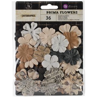 Cartographer Flowers paper La Carte 1.75 To 2 24/pkg