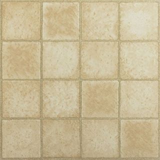 12x12 Sandstone Self Adhesive Vinyl Floor Tile (pack Of 20) (VinylDimensions 12 inches high x 12 inches wide x 1.2mm thickSquare footage per box 20 square feet Installation Easy do it yourselfPack of Twenty (20))