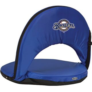 Oniva Seat   MLB Teams Milwaukee Brewers   Navy   Picnic Time Outdoo