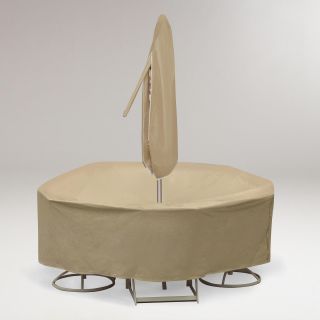 Outdoor Round Table and Chair Cover   World Market