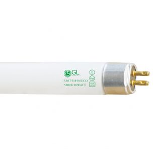 Goodlite F28t5/850/eco 28 watt 45.8 inch T5 Linear Fluorescent Lamp Super White 5000k (pack Of 40)