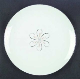 Wentworth Rhapsody Dinner Plate, Fine China Dinnerware   Eterna,Yellow&Gray Cent