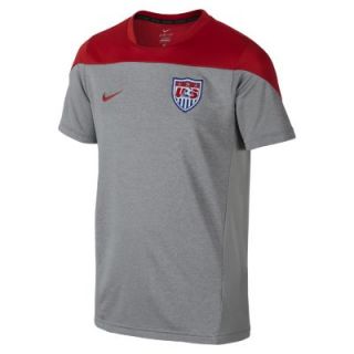 U.S. Squad Training Boys Soccer Shirt   Grey Heather