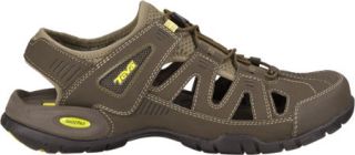 Mens Teva Abbett   Brown Bungee Lace Shoes