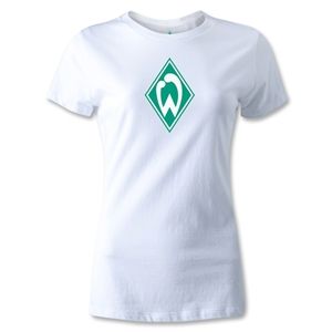 hidden Werder Bremen Crest Womens T Shirt (White)