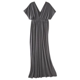 Merona Womens Knit Kimono Maxi Dress   Heather Gray   XL