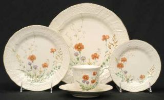 Mikasa Margaux 5 Piece Place Setting, Fine China Dinnerware   Fine Ivory,Weave R