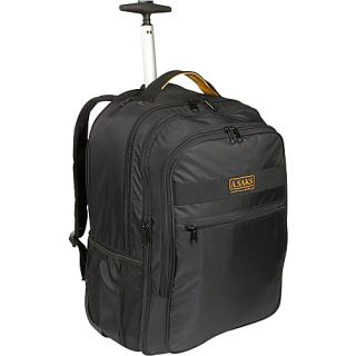 EXPANDABLE Trolley Laptop Backpack   Black