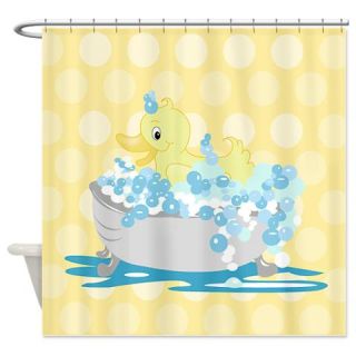  Duck in Tub Shower Curtain (Yellow) Shower Curtain  Use code FREECART at Checkout