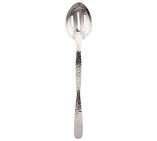 American Metalcraft 12 in Slotted Spoon w/ Hammered Handle, Stainless