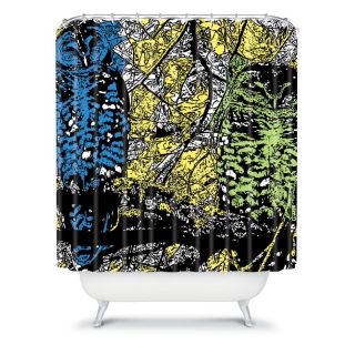 DENY Designs Romi Vega Owl Shower Curtain Multicolor   13356 SHOCUR