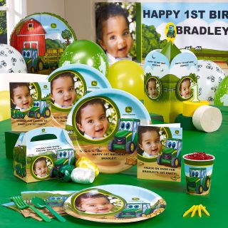 Johnny Tractor 1st Birthday   Personalized Party Theme