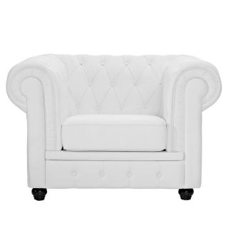 Modway Chesterfield Leather Armchair   EEI 699 WHI