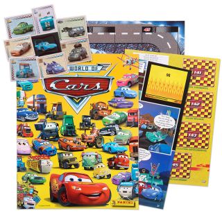 Cars 2 Sticker Album Book and Sticker Pack