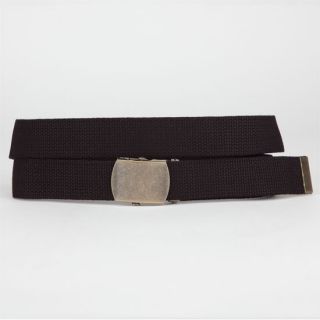 Gold Buckle Web Belt Black One Size For Men 219152100