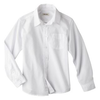 Cherokee Boys Button Down Shirt   True White Uv Calibrated S