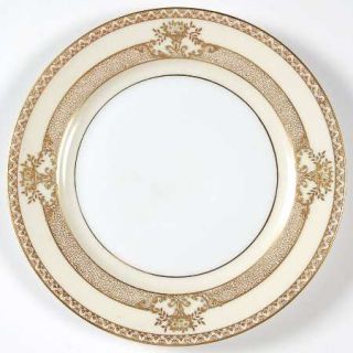 Meito Mei92 Salad Plate, Fine China Dinnerware   Gold Encrusted Floral&Urn,Cream