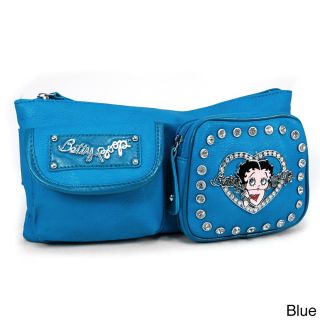 Betty Boop Rhinestone Adorned Fanny Pack With Adjustable Buckle